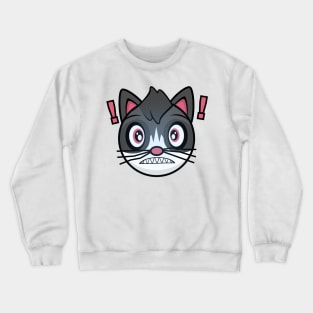 Shocked Cat Amanda Crewneck Sweatshirt